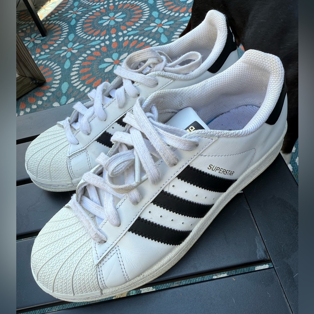 Adidas Classic White black Shell Toe Sneakers superstars